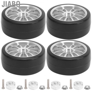 Jiabo 4Pcs 63mm RC Car Hard Metal Hub Drift Tire Replacement For WPL D12 Truck GR