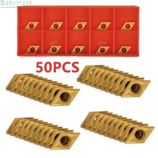 【Big Discounts】50Pcs DCMT070204 YBC251 Carbide Inserts For Lathe Turning Tool Boring Bar Cutter#BBHOOD