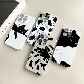 Xiaomi Redmi Note 11 11S 11T 10 Pro Plus 5G สำหรับ Case Cartoon Cat เคส เคสโทรศัพท์ เคสมือถือ Full Cover Hard Phone Cases Casing