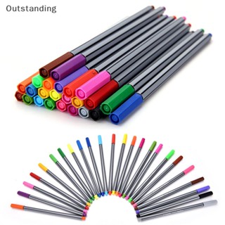 Outstanding ชุดปากกามาร์กเกอร์ 0.4 มม. 24 สี คุณภาพดี