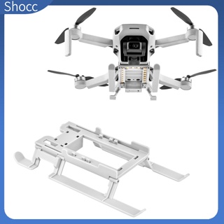 Shocc เกียร์ลงจอด แบบพับได้ พร้อมไฟ LED สําหรับโดรน Dji Mavic Mini 2 Se