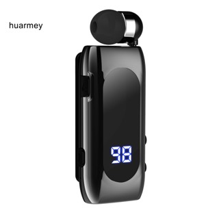 Huarmey K55 หูฟังอินเอียร์ บลูทูธ ไร้สาย แบบคลิปหนีบ สั่นสะเทือน ขนาดเล็ก สําหรับขับรถ เล่นกีฬา