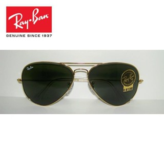 [ของแท้] Rayban แว่นตากันแดด กรอบโลหะ ขนาดใหญ่ Rb 3026 L2846 62 มม.