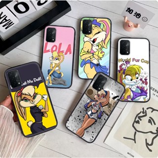 เคสโทรศัพท์มือถือแบบนิ่ม ลายกระต่าย lola C38 สําหรับ OPPO A73 A91 F15 A92 A72 A52 A93 A94 4G F5 A73 F7 F9 A7X F11 A9 F11 Pro