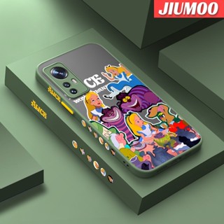 เคสโทรศัพท์มือถือ ซิลิโคนนิ่ม ขอบแข็ง กันกระแทก ลายการ์ตูนอลิซ อิน วันเดอร์แลนด์ สําหรับ Xiaomi 12 Pro 5G 12 Lite