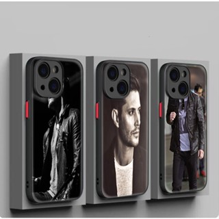 เคสโทรศัพท์มือถือแบบนิ่ม กันรอยเลนส์กล้อง ลาย SPN Jensen Ackles C223 สําหรับ iPhone SE SE2 SE3 7 8 Plus XR XS Max 11 Pro Max