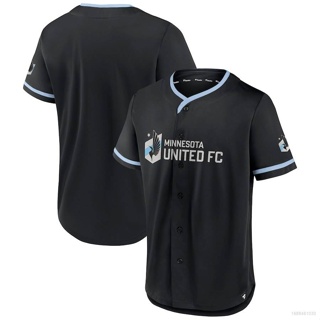 เสื้อคาร์ดิแกนเบสบอล HQ1 2023-2024 MLS Minnesota United FC Jersey QH1