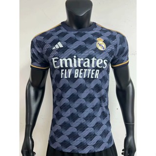 เสื้อกีฬาแขนสั้น ลายทีมฟุตบอล Real Madrid 2324 ชุดเยือน