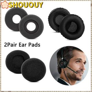 SHOUOUY แผ่นโฟมครอบหูฟัง แบบนิ่ม สําหรับ Plantronics C3225 3220 320 3210 H251 261 2 คู่