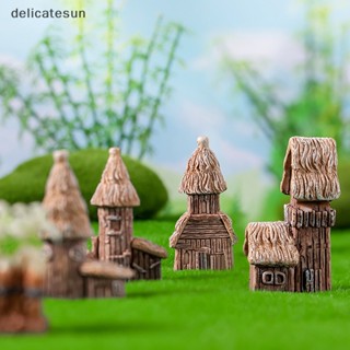 Delicatesun บ้านปราสาทเรซิ่น ขนาดเล็ก สําหรับตกแต่งบ้าน DIY