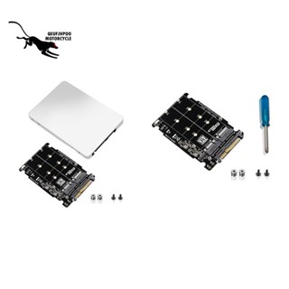 อะแดปเตอร์แปลง M.2 SSD เป็น U.2 2in1 M.2 NVMe และ SATA-Bus NGFF SSD เป็น PCI-E U.2 SFF-8639 PCIe M2