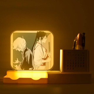 Yyds โคมไฟตั้งโต๊ะ LED รูปอนิเมะ Jigokuraku ชาร์จ USB สําหรับตกแต่งบ้าน