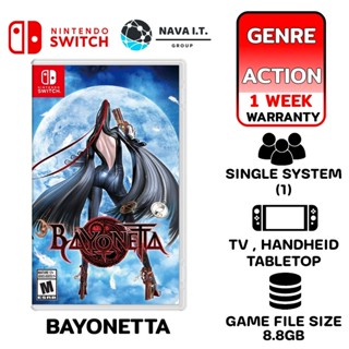 COINSคืน15%⚡FB9JMZV6⚡ NINTENDO GAME BAYONETTA SWITC แผ่นเกมส์ JOY-CON ของแท้จากศูนย์