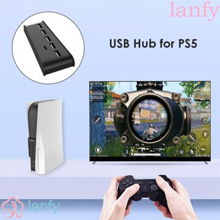 LANFY อะแดปเตอร์แปลงฮับ USB Type C ดิจิทัล 5 USB Type A