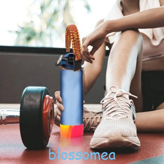 Blossomea ปลอกซิลิโคน กันลื่น พร้อมสายคล้องแก้วน้ํา และหลอดดูดน้ํา