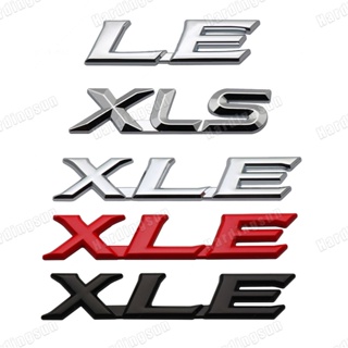 สติกเกอร์ตราสัญลักษณ์รถยนต์ LE XLS XLE สําหรับ Toyota Corolla Land Cruiser Supra Previa Prado Prius CHR Premio