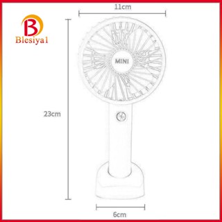 [Blesiya1] พัดลมตั้งโต๊ะ ขนาดเล็ก อเนกประสงค์ พร้อมฐานวาง พอร์ต USB สําหรับเดินทางกลางแจ้ง