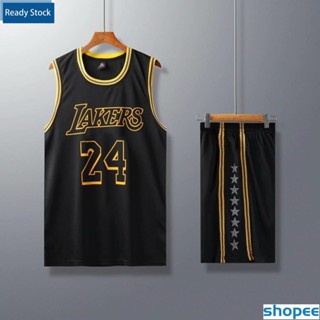 เสื้อกีฬาบาสเก็ตบอล Los Angeles Lakers Kobe City Version สําหรับผู้ชาย No.24