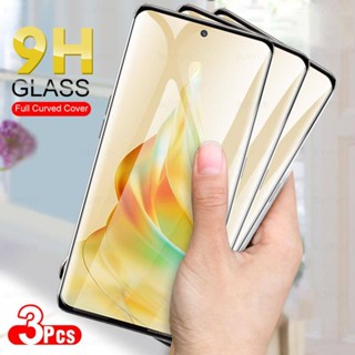 ฟิล์มกระจกนิรภัยกันรอยหน้าจอ ทรงโค้ง สําหรับ OPPO Reno9 Reno6 Reno5 Reno4 Reno3 A1 Pro Reno8 T OPPO Find X6 X5 X3 X2 Pro Reno9 Reno6 Reno5 Plus X3 X2 Neo 3 ชิ้น