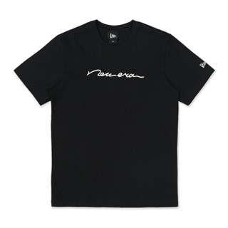 NEW ERA เสื้อรุ่น SHORT SLEEVE TEE NE SCRIPT EMB BLACK