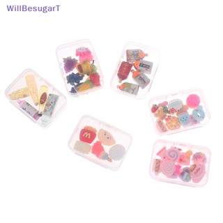 [WillBesugarT] กล่องพลาสติกใส ขนาดเล็ก สําหรับตกแต่งบ้านตุ๊กตา 1/12 DIY