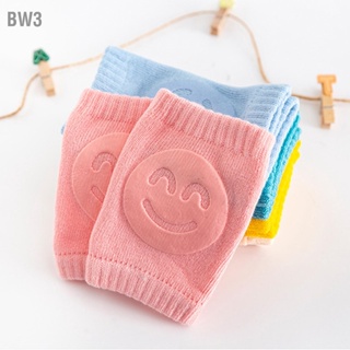 BW3 คลานเข่า Pads กันลื่นผ้าฝ้ายระบายอากาศป้องกันเข่าเด็ก Unisex สำหรับทารก