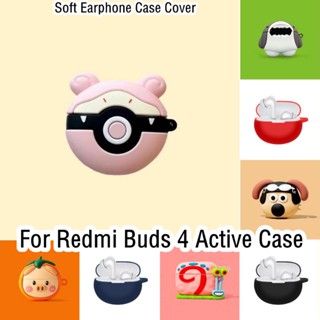 【พร้อมส่ง】เคสหูฟัง แบบนิ่ม ลายการ์ตูน สําหรับ Redmi Buds 4 Redmi Buds 4