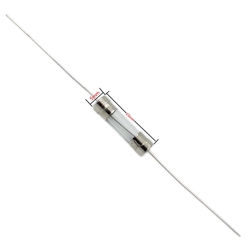 5 x 20 มม. 3.15A 3.15Amps F3.15A 250V Fast Quick Blow Glass Tube ฟิวส์ Axial Leads