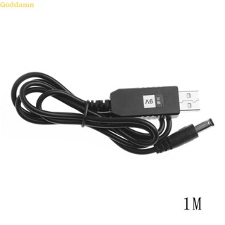 Godd สายชาร์จ USB แปลงแรงดันไฟฟ้า DC 5V เป็น 9V