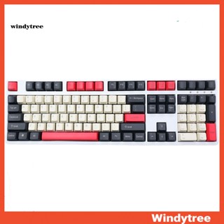 [W&amp;T] ปุ่มกดคีย์บอร์ด PBT 104 คีย์ สําหรับ Cherry MX Mechanical Keyboard