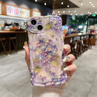 เคสโทรศัพท์มือถือ ซิลิโคน ลายดอกไม้อุกกาบาต แสงสีฟ้า สร้างสรรค์ สําหรับ iPhone 14 11 12 13 Pro Max