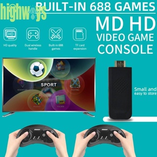 Md HD TV เครื่องเล่นเกม วิดีโอเกมคอนโซล มีเกมในตัว 688+ [highways.th]