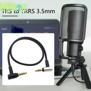 อะแดปเตอร์ไมโครโฟน 3.5 มม. TRS เป็น TRRS สําหรับ RODE VideoMic Pro+/VideoMic GO Mic [highways.th]