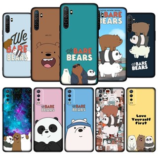 Rcz32 เคสโทรศัพท์มือถือ ซิลิโคนนุ่ม ลายการ์ตูนหมี we bare bears สําหรับ Realme C2 C3 C11 2020 C12 C15