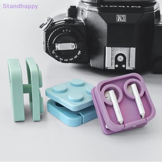 Standhappy ที่ม้วนเก็บสายหูฟัง สายเคเบิล หูฟัง สายเคเบิล หูฟัง สายไฟ ที่ม้วนเก็บข้อมูล ใหม่