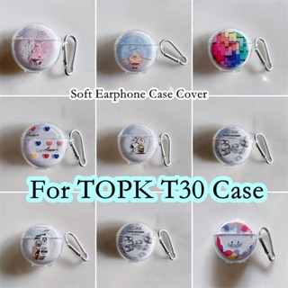 พร้อมส่ง!  เคสหูฟัง แบบนิ่ม ลายการ์ตูนน่ารัก สําหรับ TOPK T30 TOPK T30