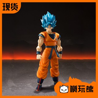 [โปรโมชั่น พร้อมส่ง] โมเดลฟิกเกอร์ ดราก้อนบอล หมี Play Bandai SHF Super Saiyan God Blue Hair Super Blue Son Goku พร้อมส่ง