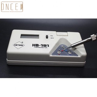 【ONCEMOREAGAIN】Soldering Iron Tip Thermometer Tool + Line Convenient For Lead-Free Solder