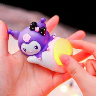 Fty โมเดลฟิกเกอร์ อนิเมะ Kuromi Cinnamoroll Q-bomb Ass Nightlight ของเล่นสําหรับเด็ก