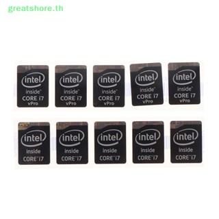 Greatshore สติกเกอร์ฉลากโลโก้ 4th Intel Core i3 i5 i7 สําหรับติดตกแต่งโน้ตบุ๊ก คอมพิวเตอร์ 5 ชิ้น