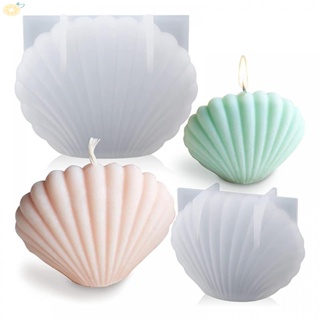 【VARSTR】Shell Candle Mold Supplies 3D Chocolate Cake Craft Diy Scented Candles