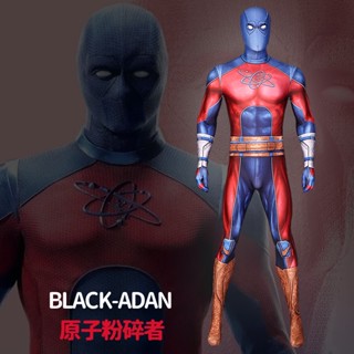 ชุดบอดี้สูทคอสเพลย์ Dianya Adam Atomic Man CD สีดํา สําหรับผู้ชาย