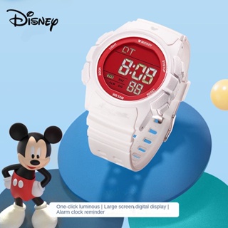 Disney Disney Mickey นาฬิกาข้อมือแฟชั่น กันน้ํา เรืองแสง อเนกประสงค์ สําหรับนักเรียนหญิง