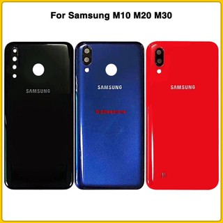 Bith- ฝาครอบแบตเตอรี่ด้านหลัง พร้อมเลนส์กล้อง สําหรับ Samsung M10 M20 M30