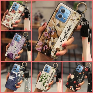 Soft Case Kickstand Phone Case For MOTO G Stylus 4G 2023 cute Dirt-resistant armor case Phone Holder Back Cover cartoon