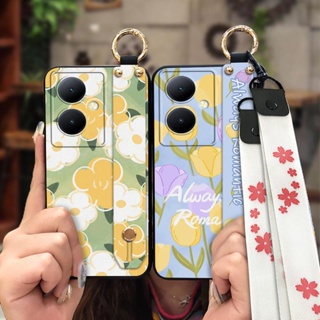 Waterproof painting flowers Phone Case For VIVO Y78 5G Global/Y78+/V29 Lite 5G
protective ring Kickstand Shockproof Fashion Design