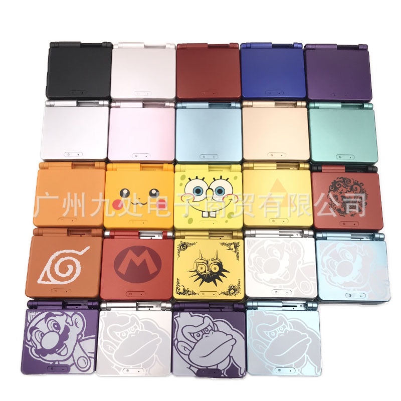 G GBA SP แชสซีเชลล์ GBASP ชุดสกรูปุ่มแชสซี Gameboy advance SP แชสซีใหม่เอี่ยม
