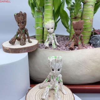 Darnell โมเดลฟิกเกอร์ PVC รูปปั้น Avengers Groot ขนาด 6 ซม. เหมาะกับของขวัญวันเกิดคริสต์มาส ของเล่นสําหรับเด็กผู้ชาย และผู้หญิง