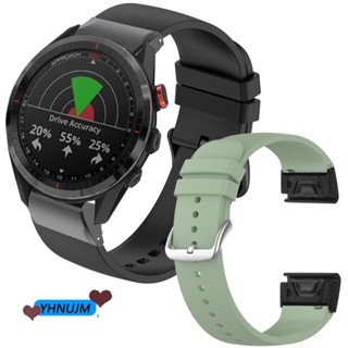 สายนาฬิกาข้อมือซิลิโคน สําหรับ Garmin Approach S62