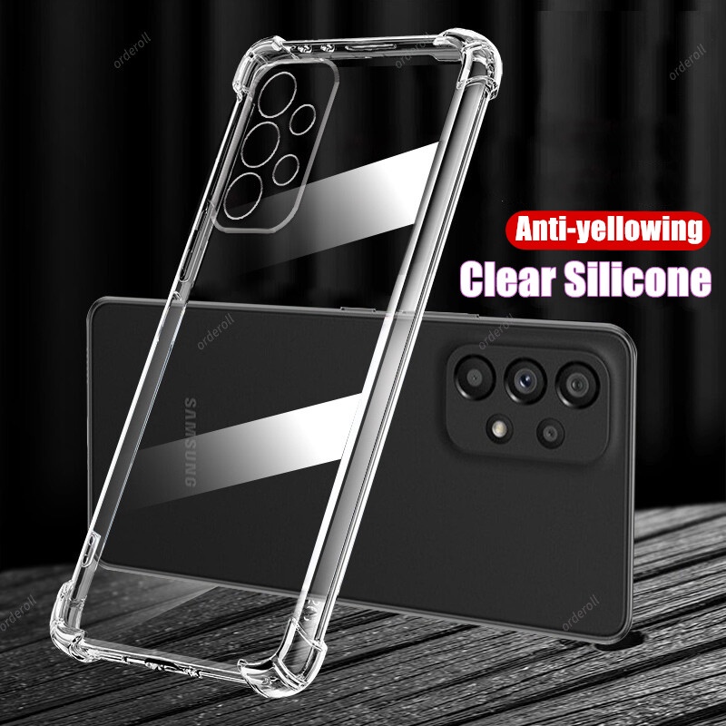 สําหรับ Samsung Galaxy A33 A53 5G SM-A536B DS A536U U1 A5360 A536E DS A536V ยืดหยุ่นยางนุ่มคริสตัลใส